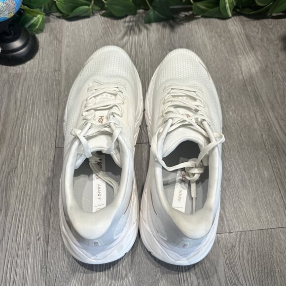 Hoka One One Arahi 7 Women’s Marathon Running Gym Training Shoes White Size 10.5 - Picture 7 of 9